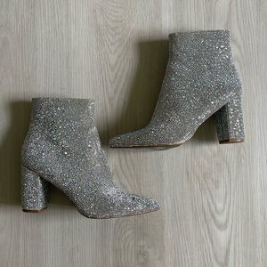 Betsey Johnson Kyla Sparkle Booties